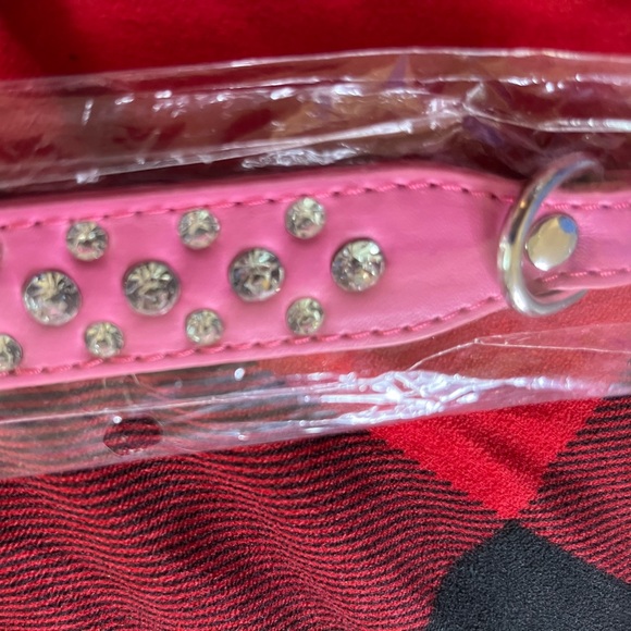Pink Studded Dog Collar - Picture 6 of 7